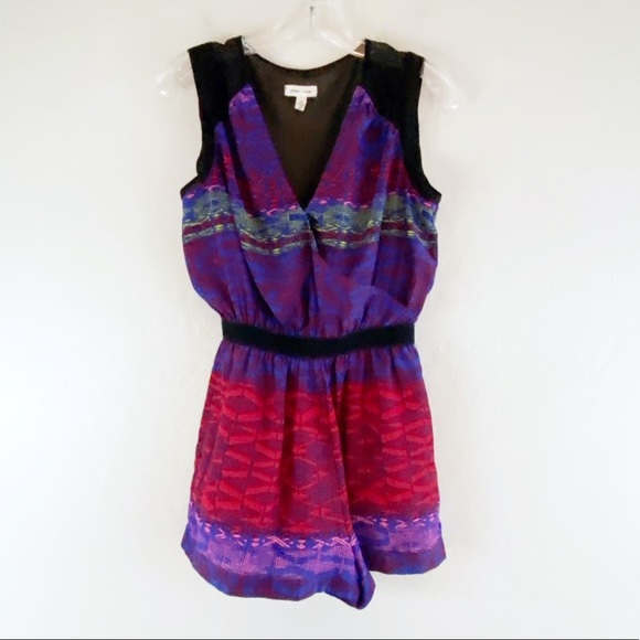 silence + noise Pants - Silence + Noise Romper Bright Shorts Wrap Spring